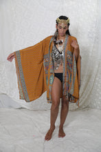 Load image into Gallery viewer, Dreamcatcher Kimono Short Turmeric