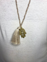 Load image into Gallery viewer, Mala Hand of Fatima Aubergine