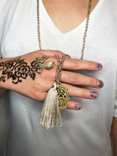 Load image into Gallery viewer, Mala Hand of Fatima Aubergine