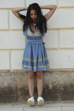 Load image into Gallery viewer, Boutique Dress Frenchi Denim Blue