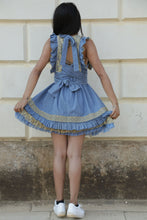 Load image into Gallery viewer, Boutique Dress Frenchi Denim Blue