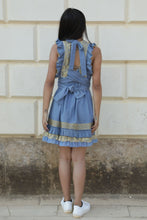 Load image into Gallery viewer, Boutique Dress Frenchi Denim Blue