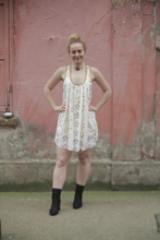 Load image into Gallery viewer, Boutique Dress Peekaboo White