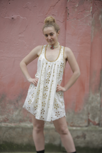 Load image into Gallery viewer, Boutique Dress Peekaboo White