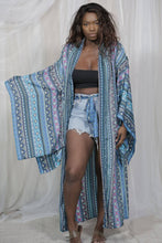 Load image into Gallery viewer, Dreamcatcher Kimono Long Aqua