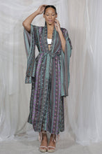 Load image into Gallery viewer, Dreamcatcher Kimono Long Purple Clouds
