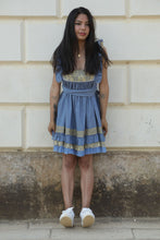 Load image into Gallery viewer, Boutique Dress Frenchi Denim Blue
